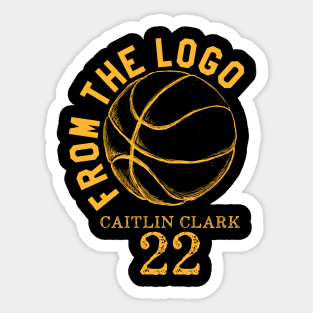 from the logo Caitlin Clark 22 Sticker